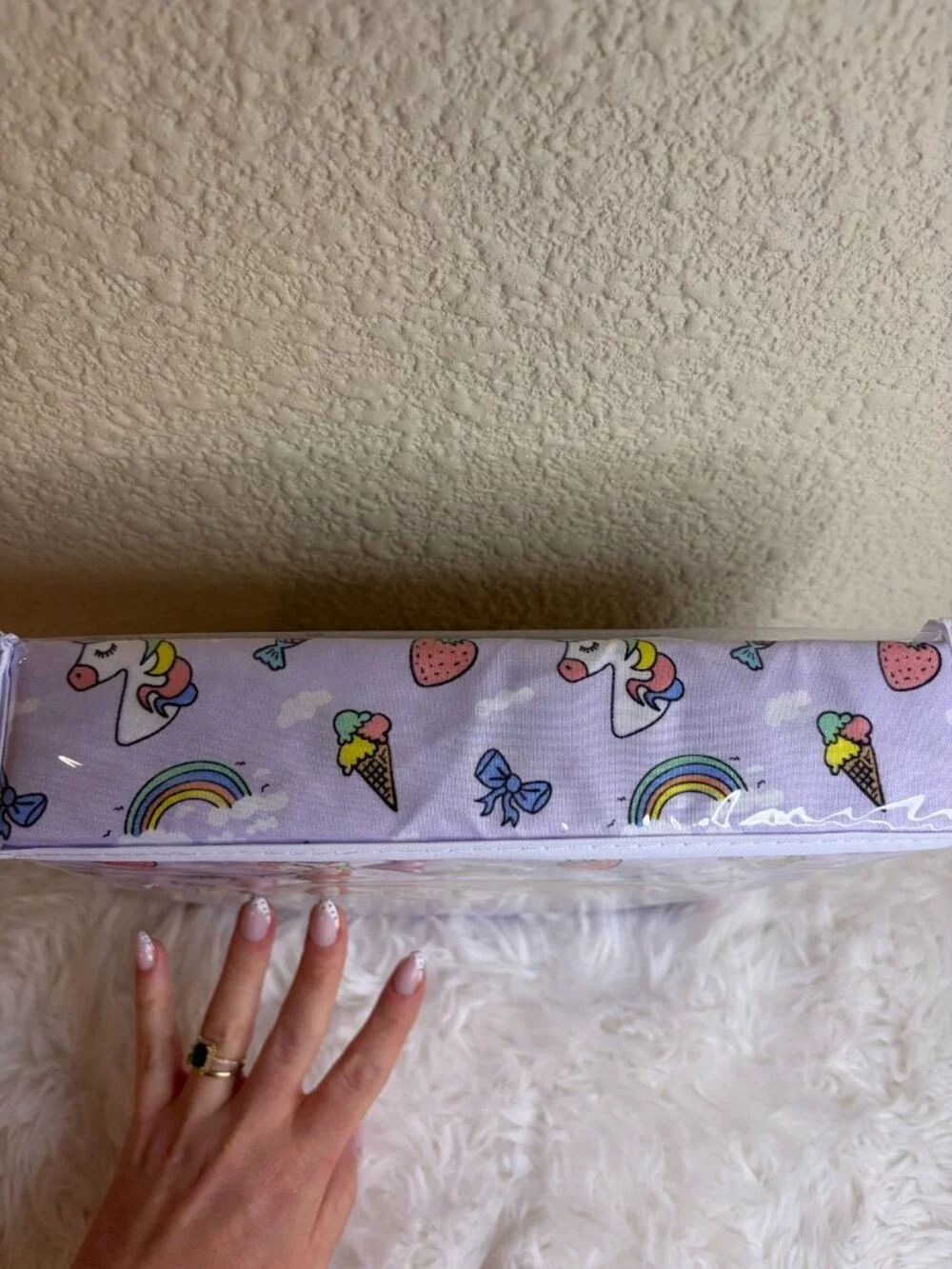Ollie & Ellie Unicorn Rainbow Twin Sheet Set 3pc Girls Bedding Cute NWT